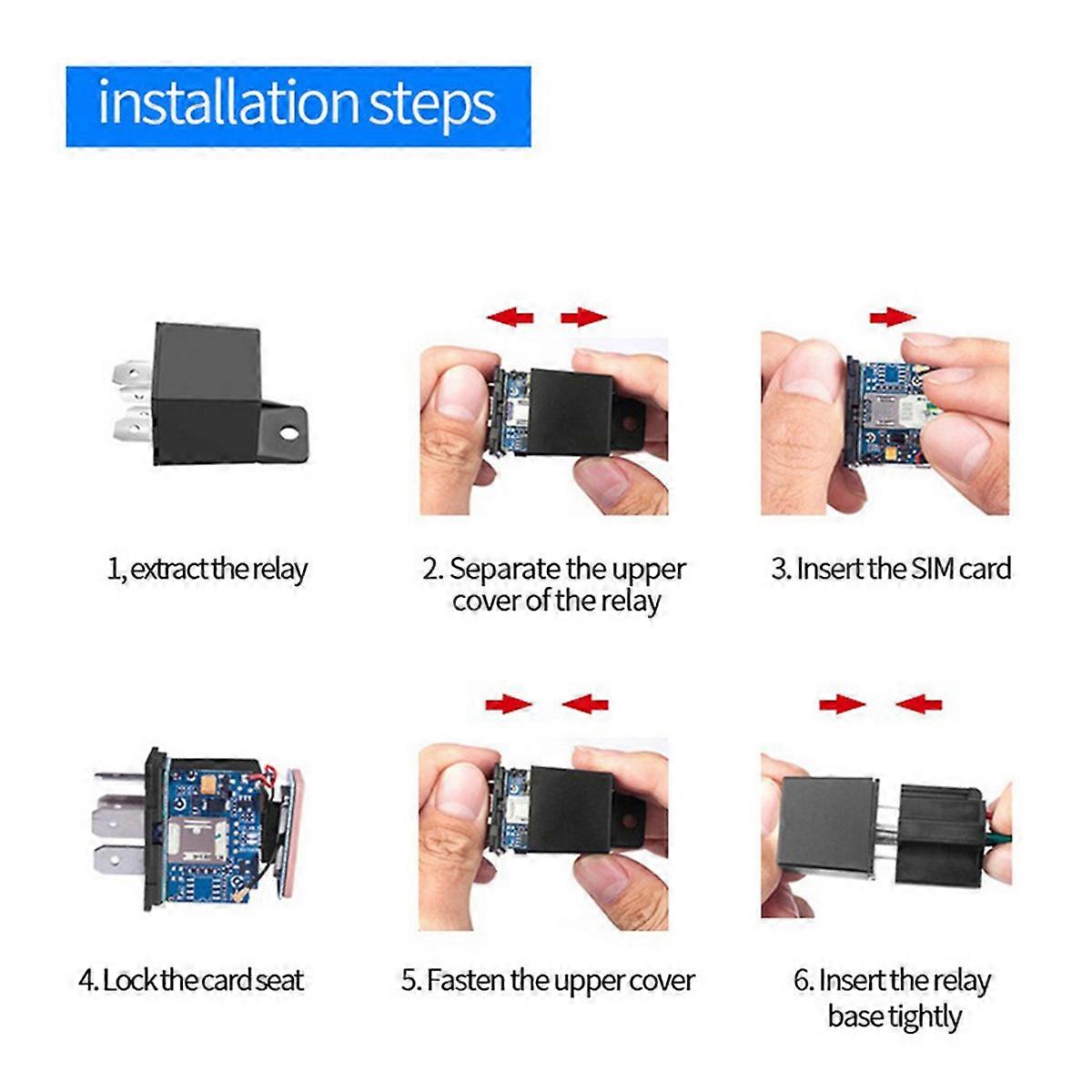 3X C13 Car Gprs Tracker Gps Locator Anti-Lost Gsm Gprs Network Real Time App Control Oil and Power O