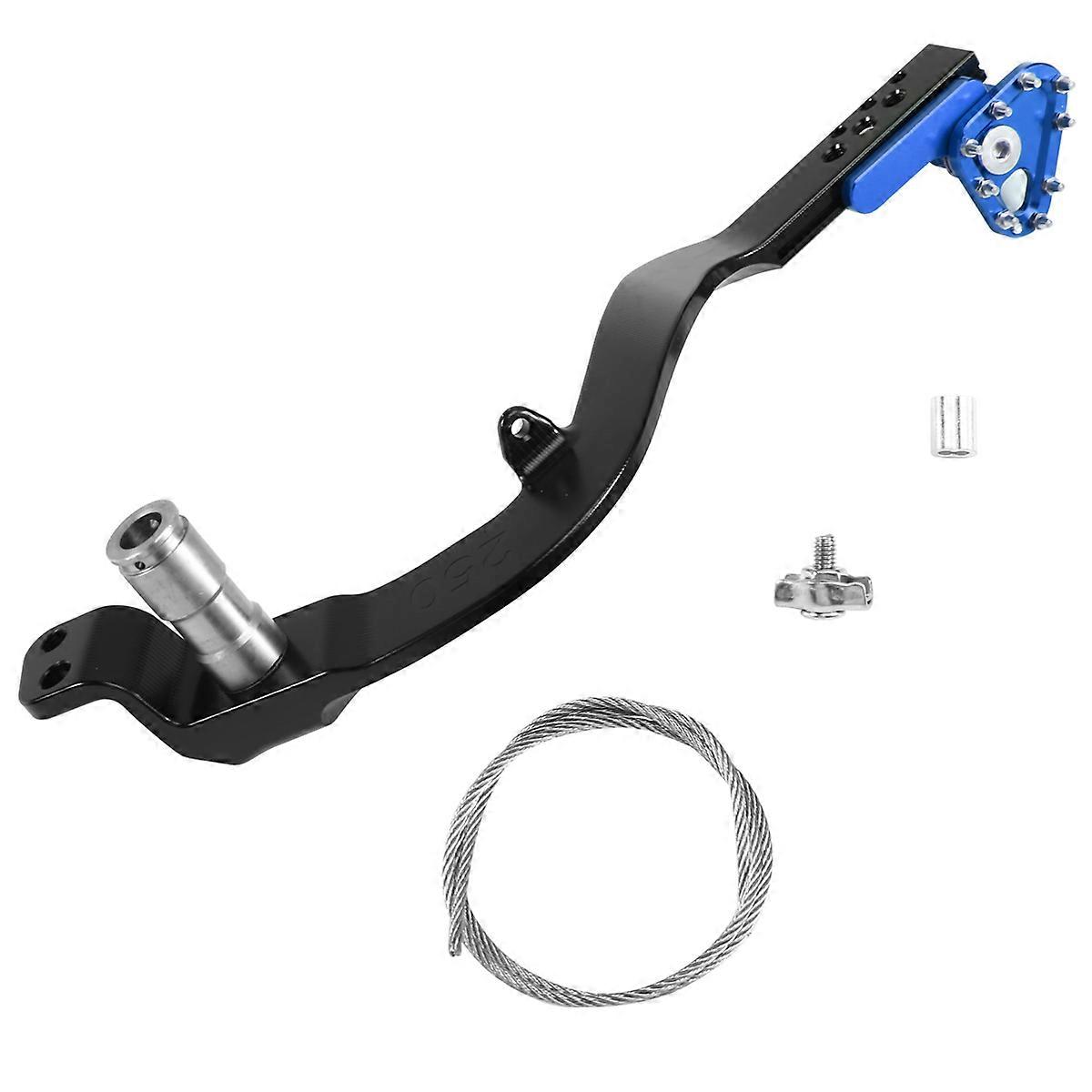 Adjustable Length CNC Rear Brake Lever Brake Pedal for CRF250L / / 2021-2024 Black with Blue