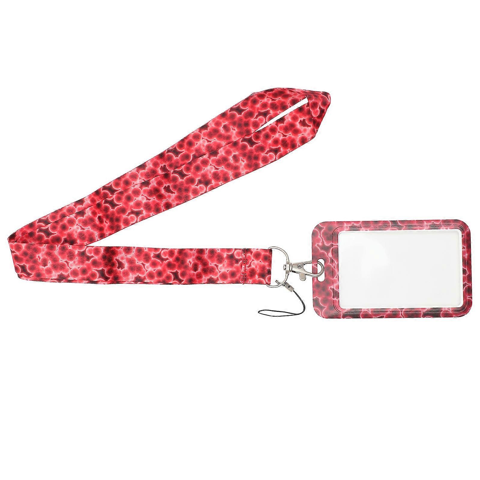 Work Badge Holder Id Card Case Rectangular Plastic Halloween Accessory 1Pack