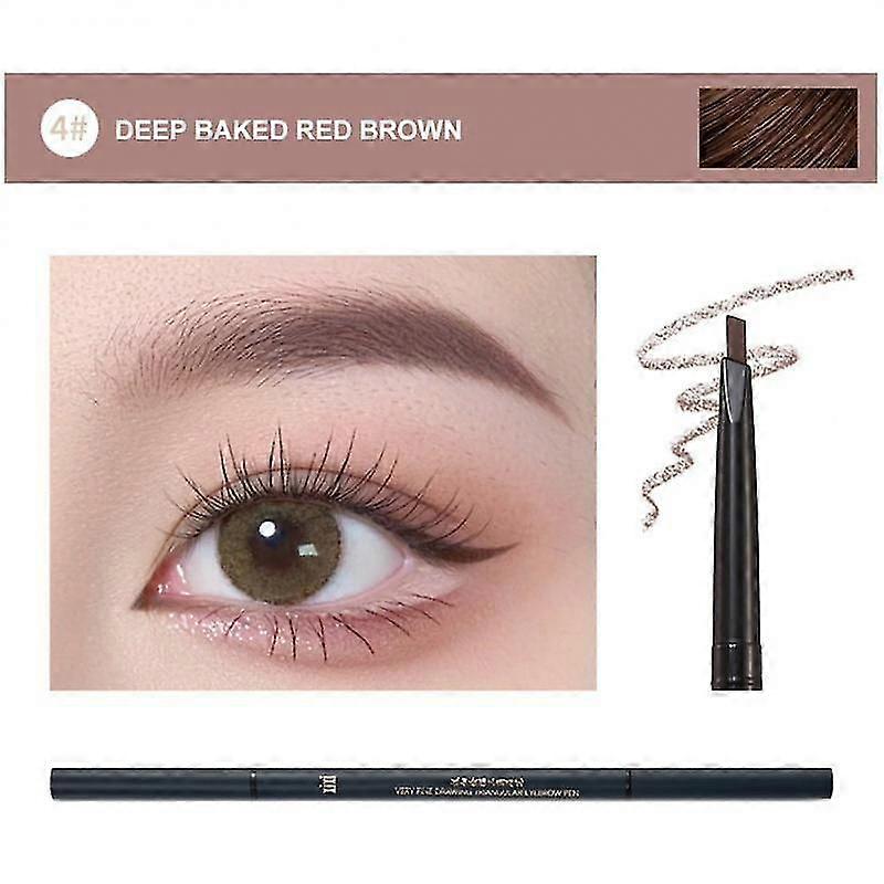 4-Color Smooth Triangle Eyebrow Pencil Waterproof Makeup