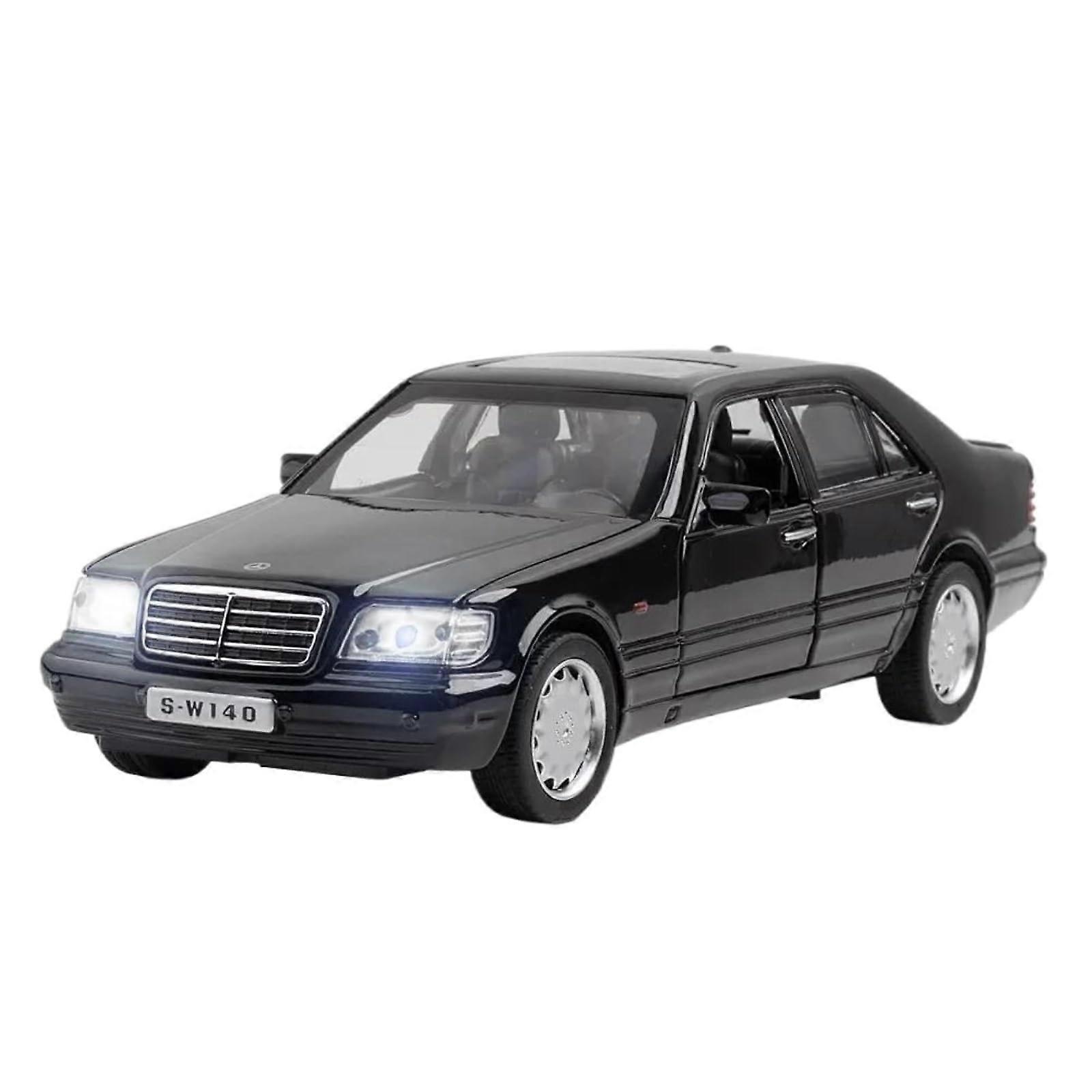 1:32 Scale Model Car for MercedesBenz S W140 Alloy with Sound and Light (Black)