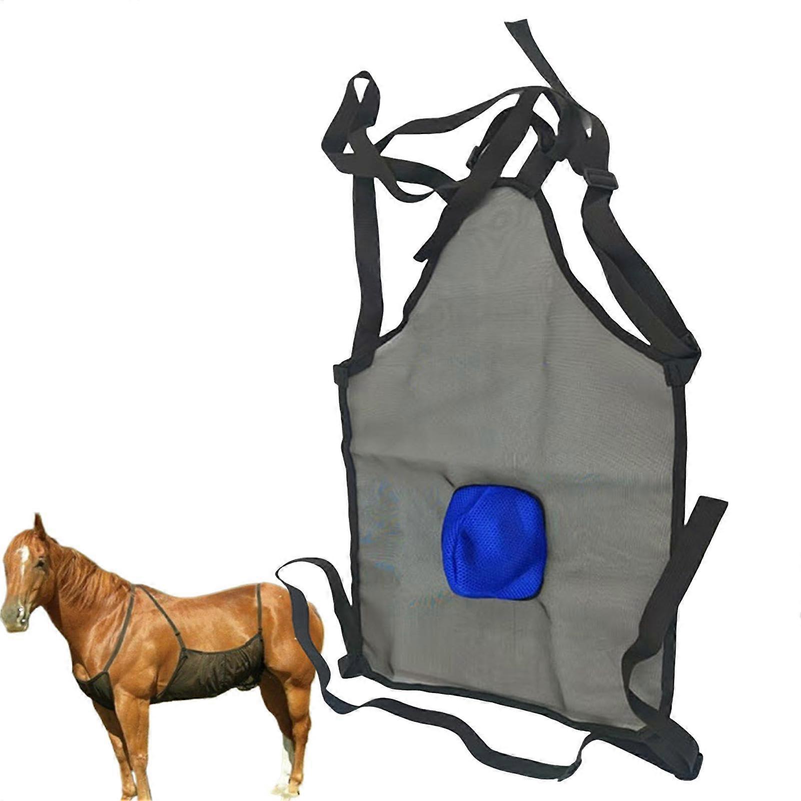 Goat Apron Adjustable Anti Breeding Protective Apron Durable Waterproof Livestock Wiring Harness Blue
