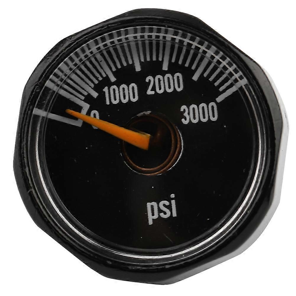 1/8NPT Precision Valve Mini Pressure Gauge Carbon Dioxide Micro Manometer(3000PSI)