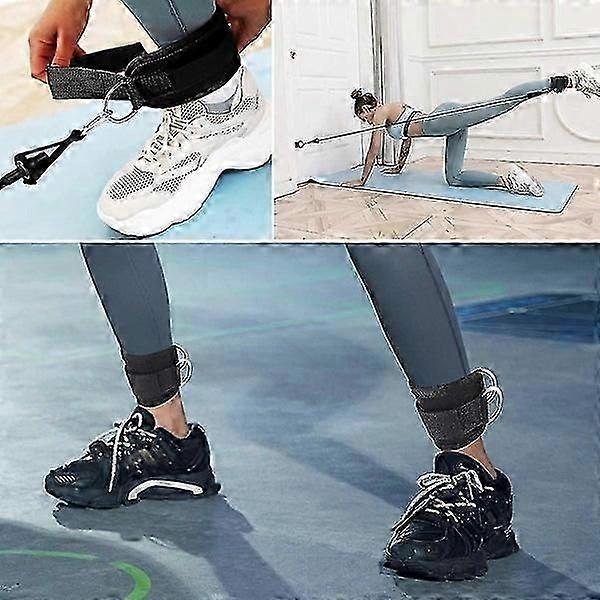 Pack Adjustable Ankle Straps For Cable Machine, Comfortable Ankle Strap, Doubl