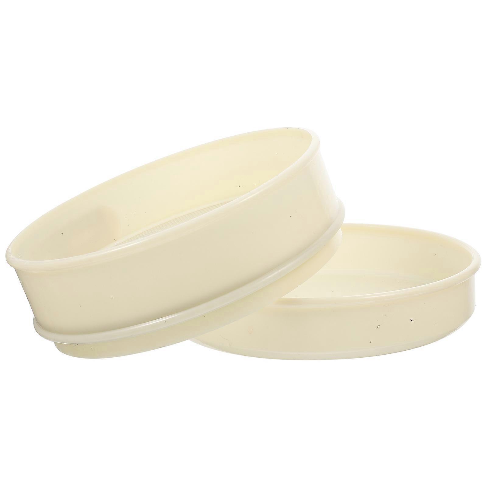 Useful Garden Sifter 1 Set Nylon Soil Sieve For Gardening And Planting In White PVC Material