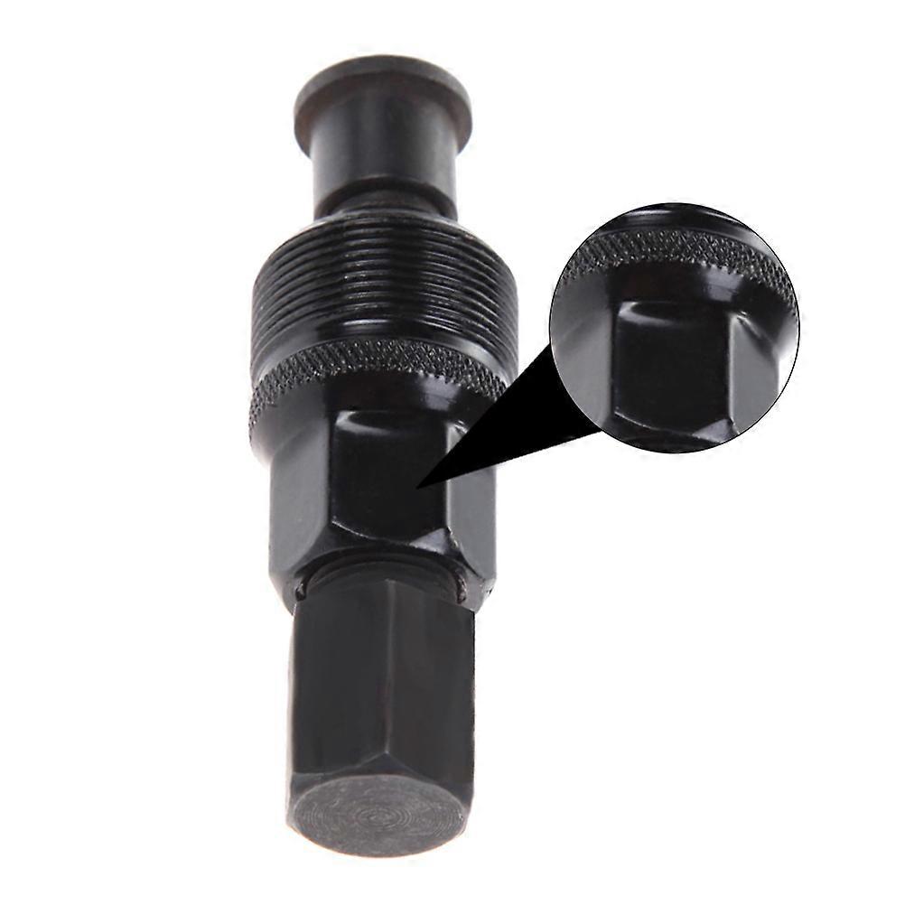 Bike Crankset Puller with Universal Design for Square Taper and Splined Crank Arms Black Carbon Steel