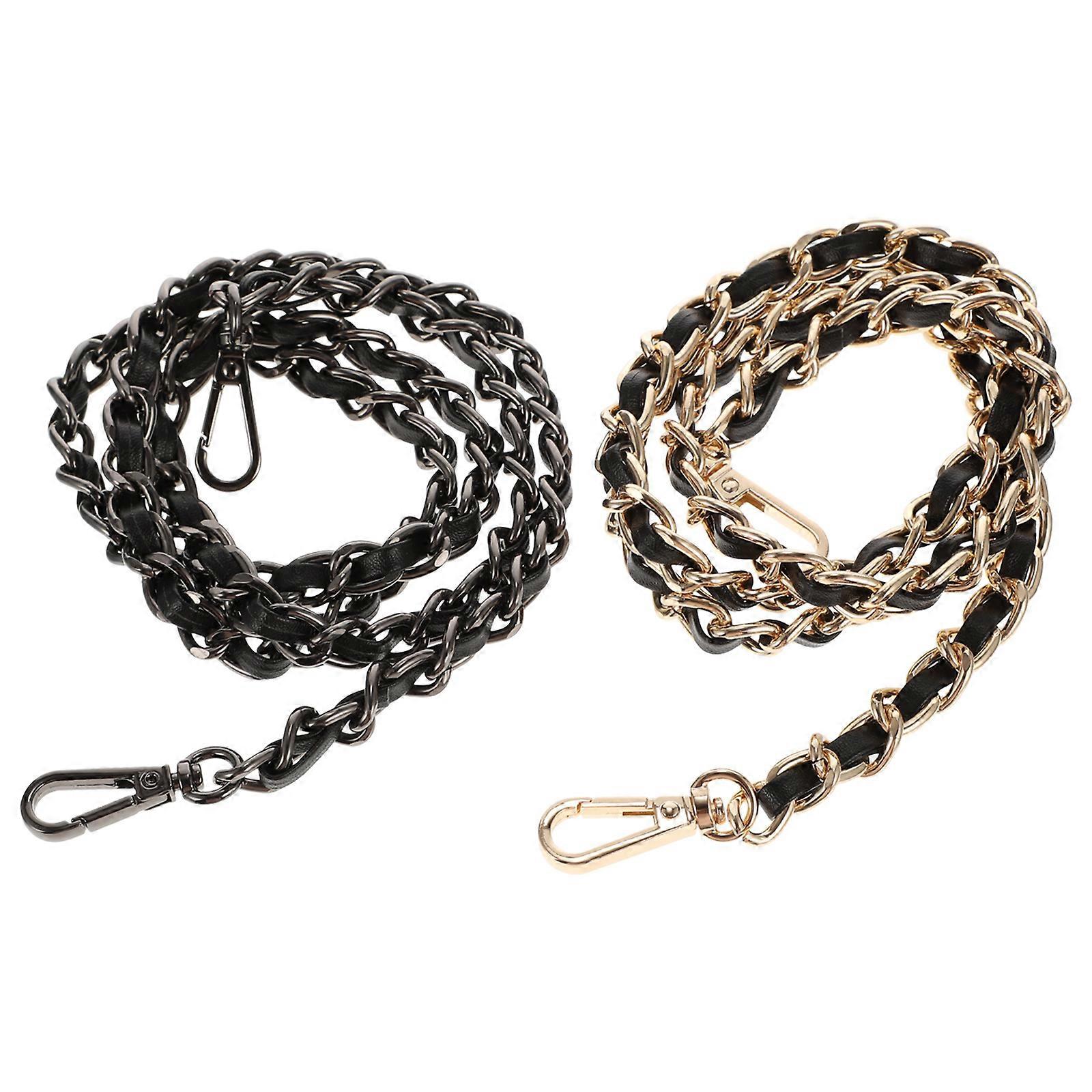 Purse Chains For Messenger Bag DIY Projects Assorted Color Bag Ornament 2Pcs