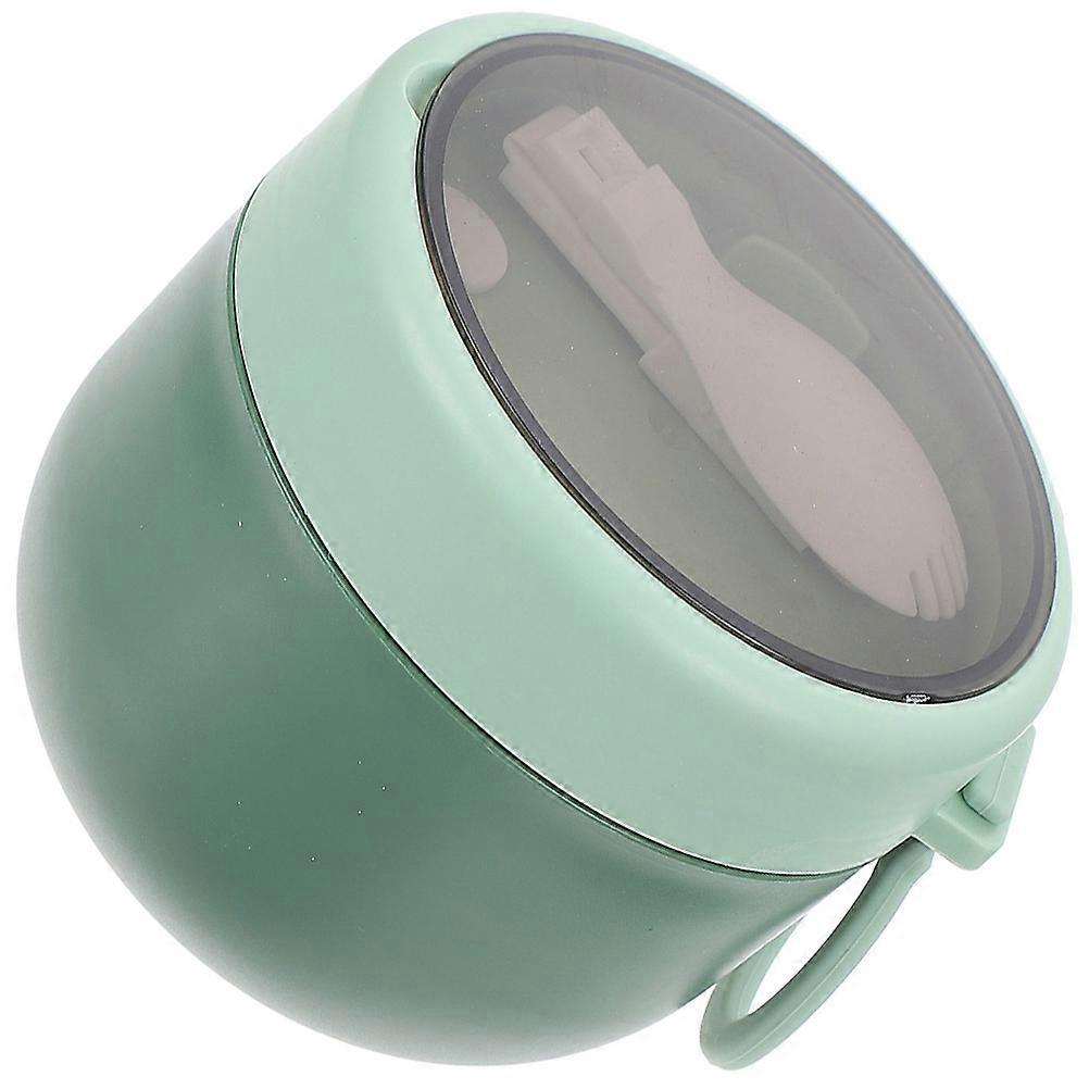 Stainless Steel Breakfast Cup Cereal Storage Cup Portable Food Container For Students Picnic Leak Proof 1Pcs