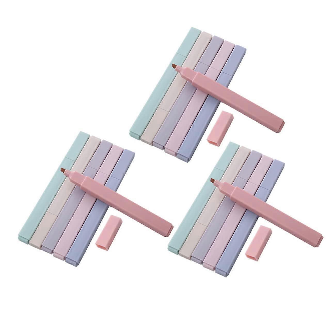 3color highlighter, notes, adhesive, erasable pen, office supplies