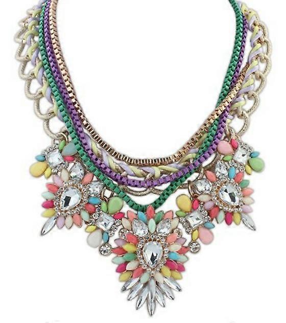 Fancy Necklace 109901 Multicolor
