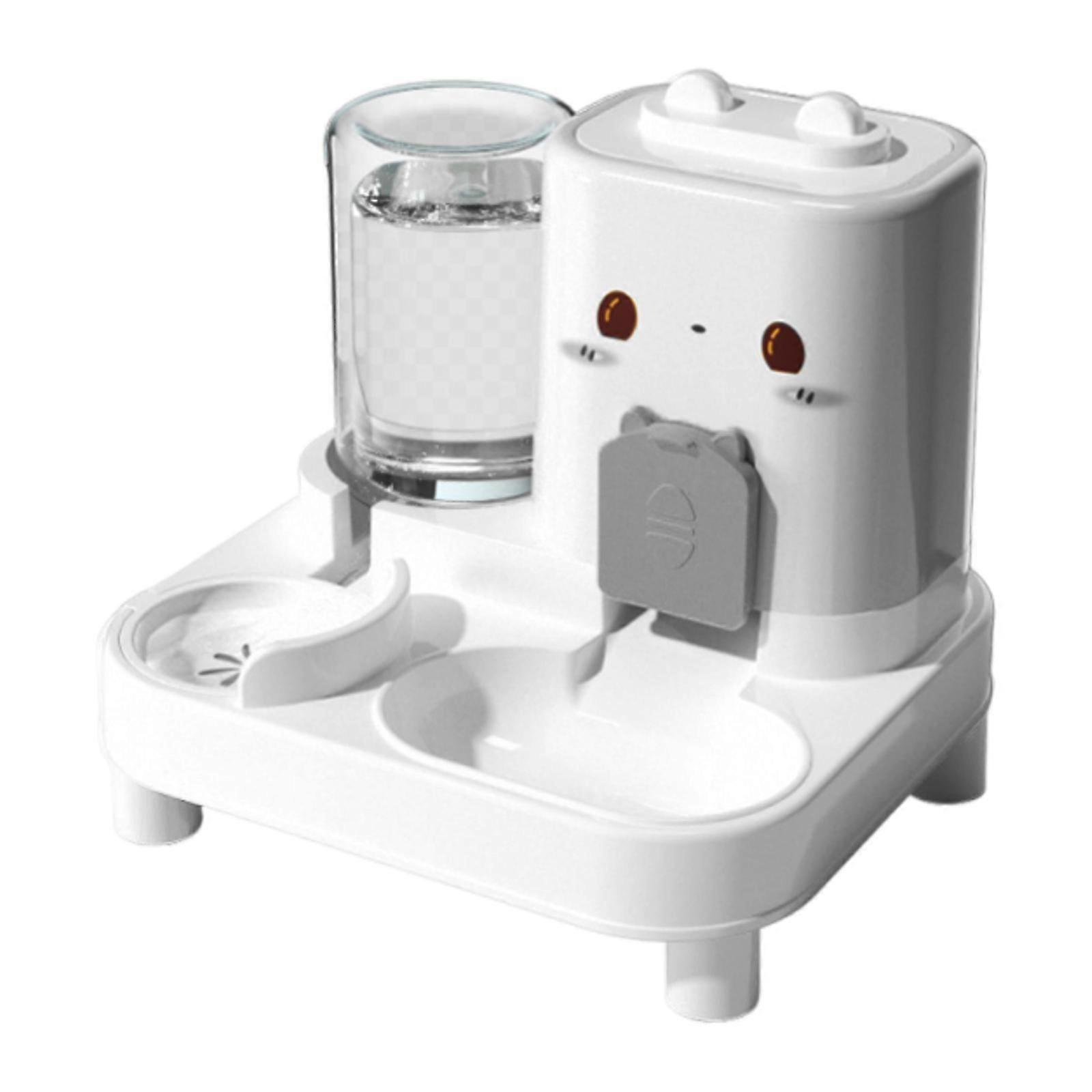 Automatic Cat Feeder and Water Dispenser Automatic Pet Feeder Convenient Compact