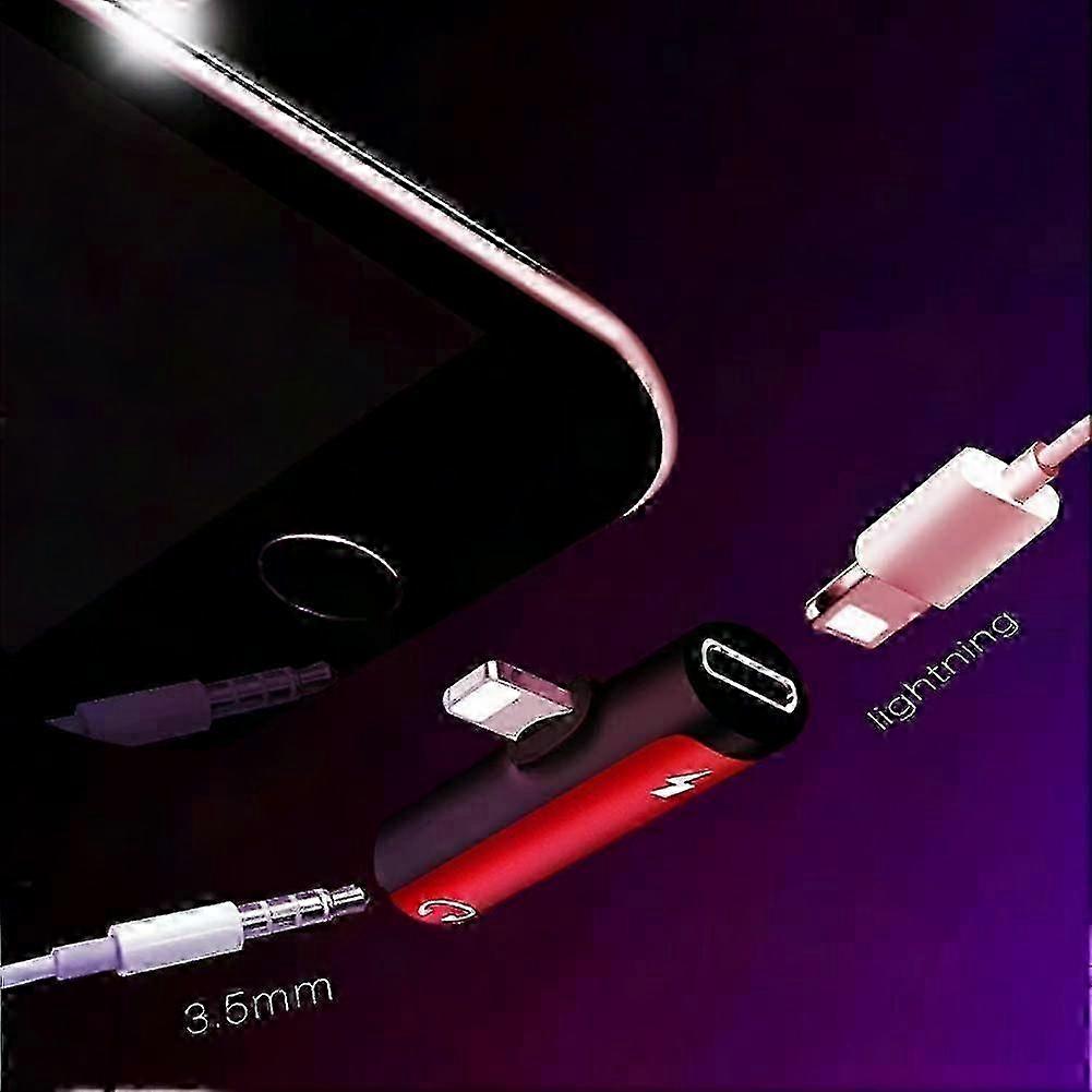 Lightning to 3.5mm Headphone Audio Adapter Splitter for &