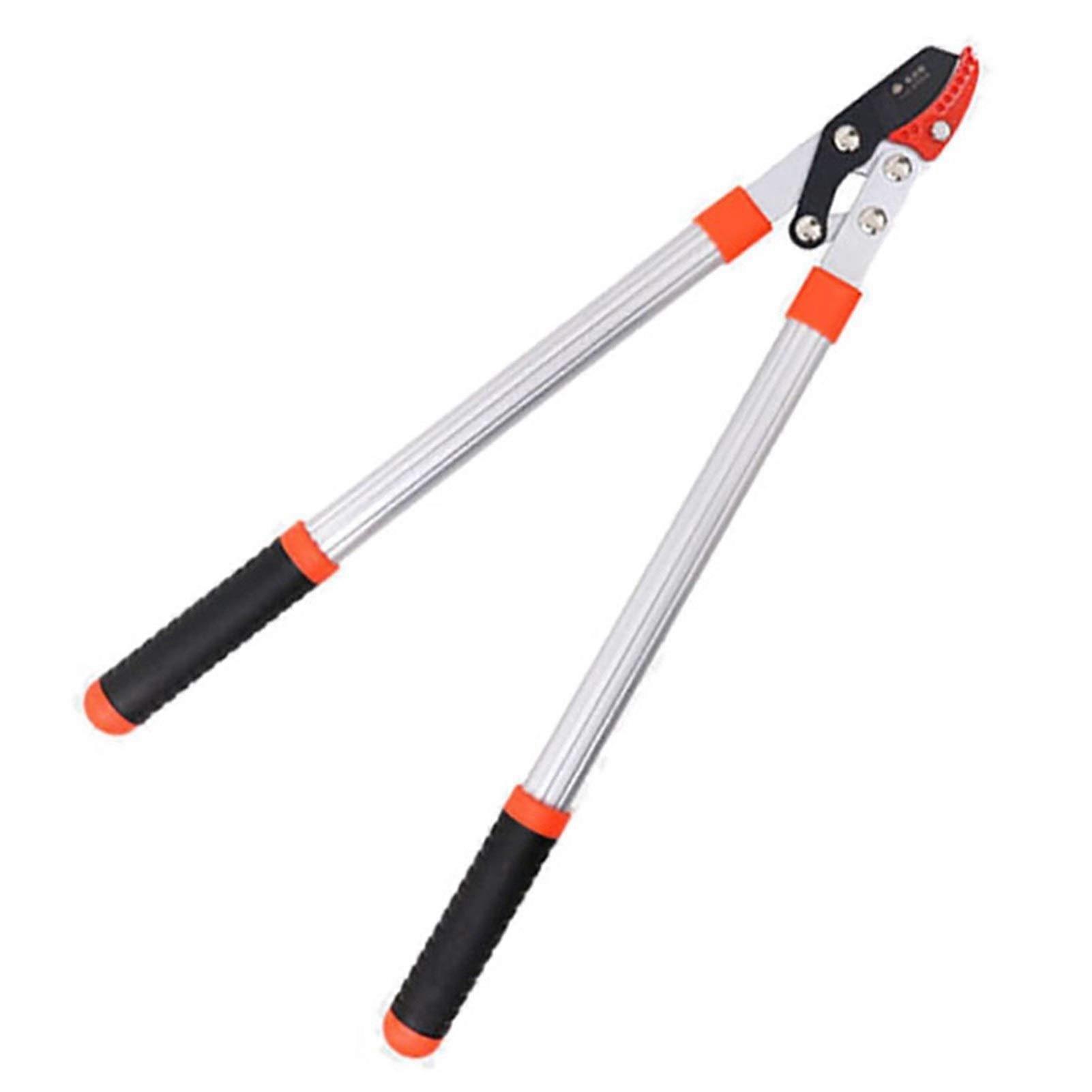 Telescopic Anvil Pruning Shears, Fruit Tree Pruner for Cutting Thick Branches, Comfortable Handles
