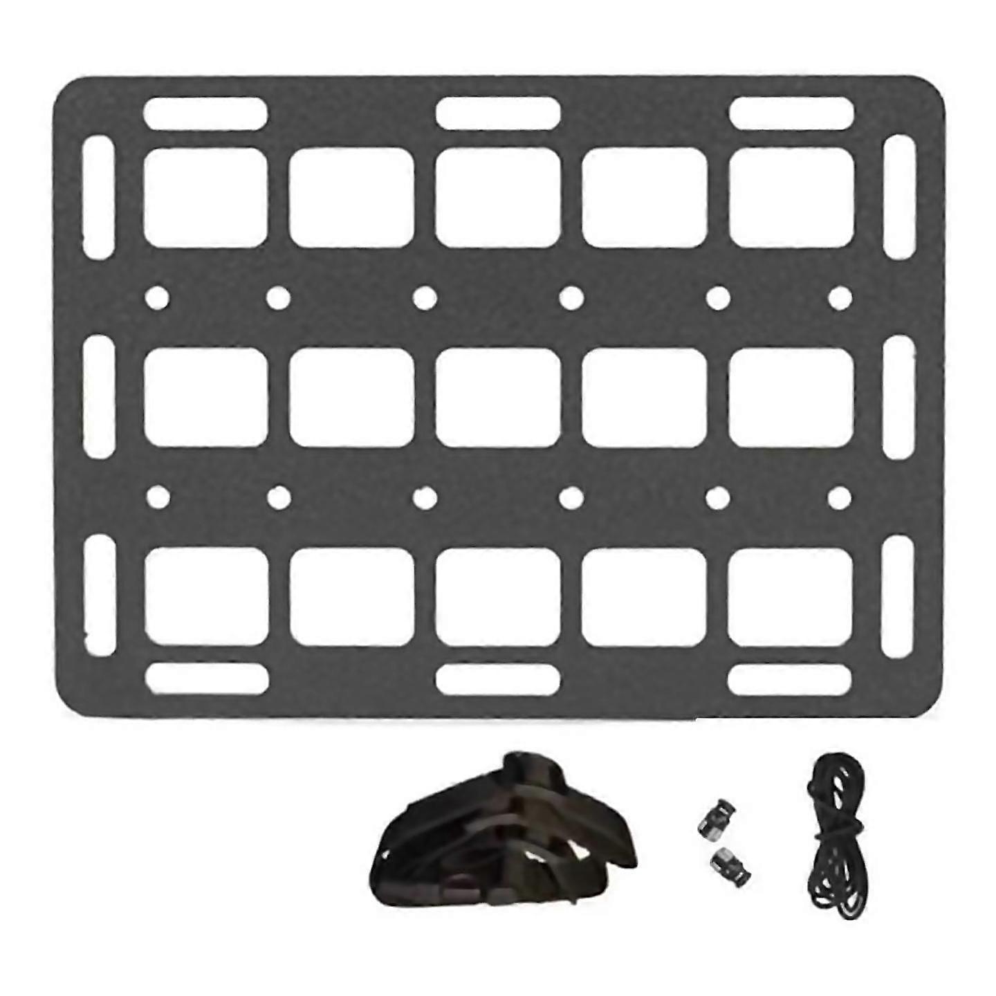 For vehicle rigid insert rack panel car rear seat back headrest visor