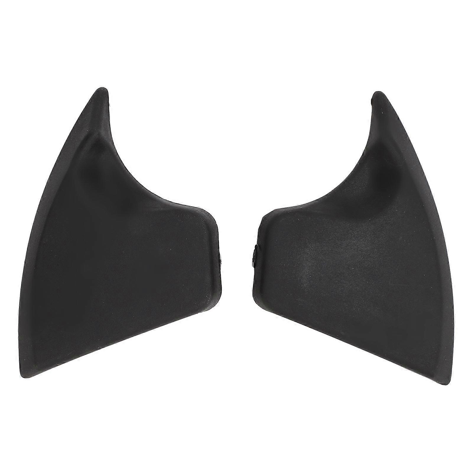 Front Door Garnish Window Glass Plates ABS Plastic Set of 2 Compatible with 2009 2013 Vehicles