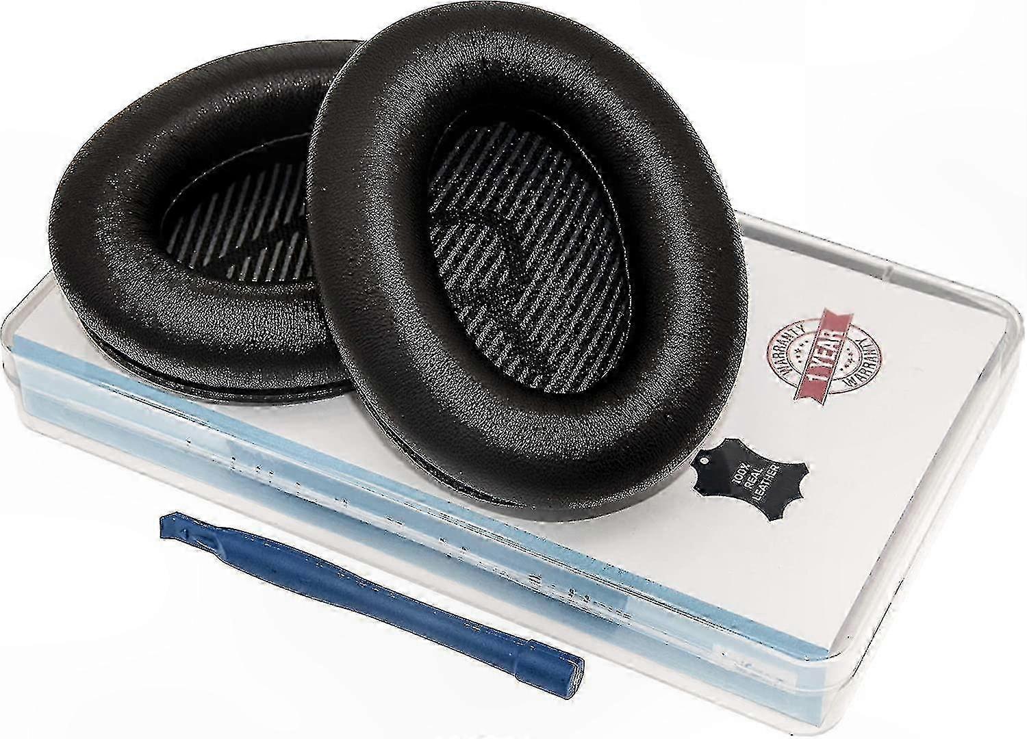 Replacement Ear Pads for Noise-Canceling Headphones - Soft Leather Cushions Compatible with Multiple Models