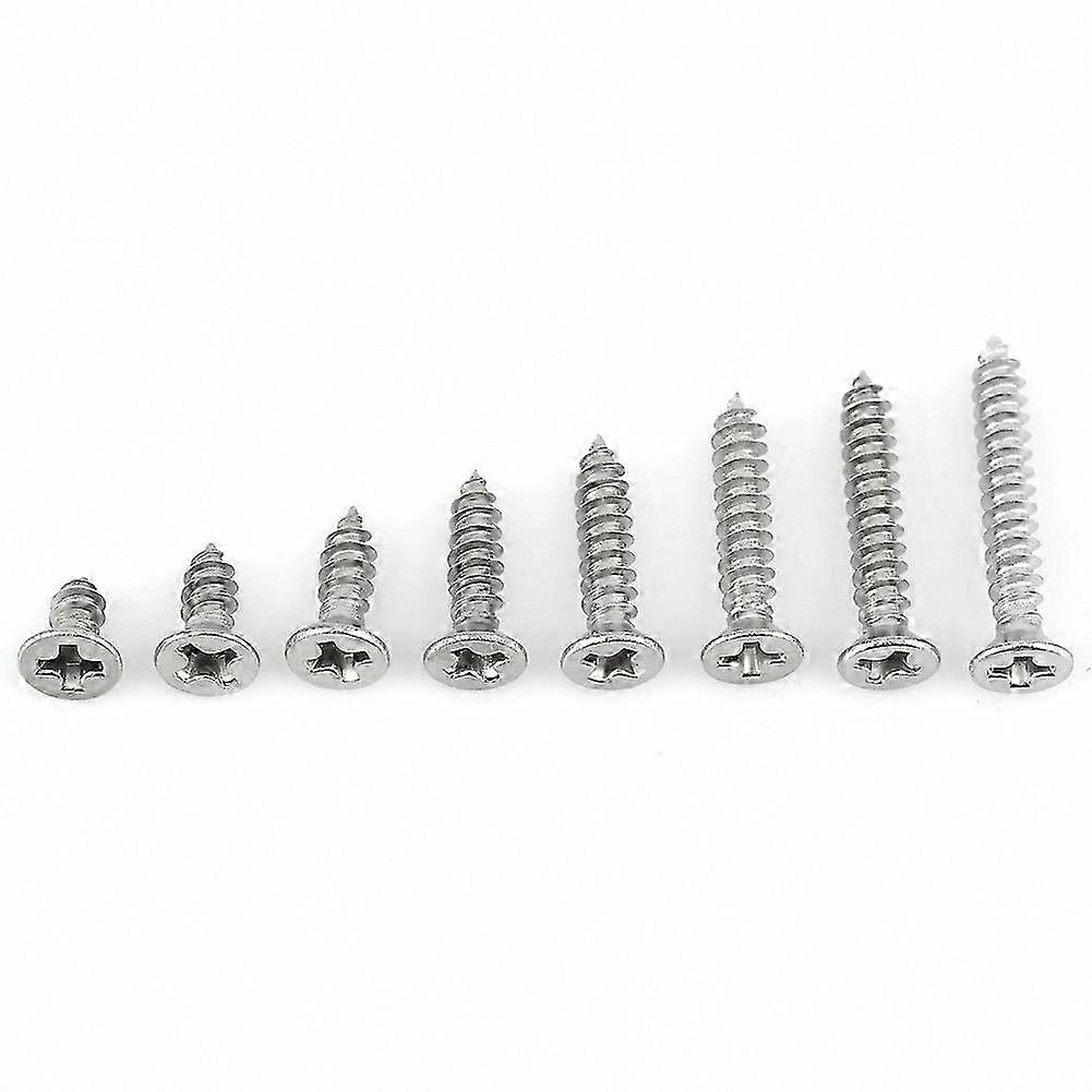 Self-Tapping Countersunk Screws with Flat Head - Durable SS304 Material for Practical Use