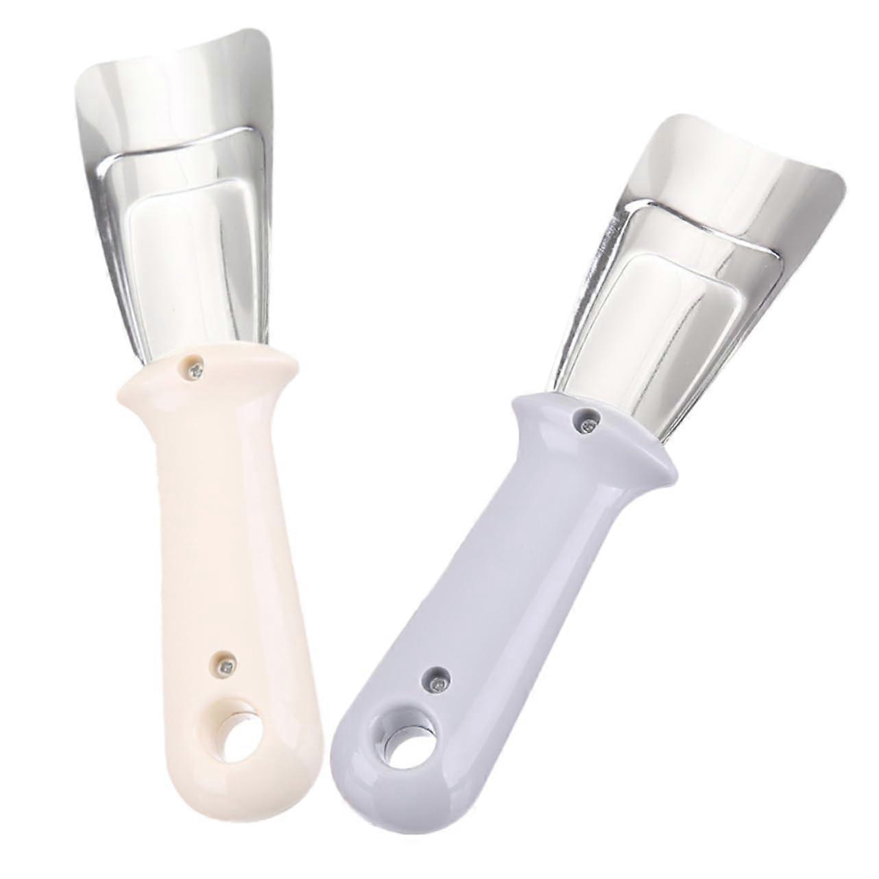 Ice Scraper Stainless Steel Ice Scoop Set of 2 for Freezer and Kitchen Tools