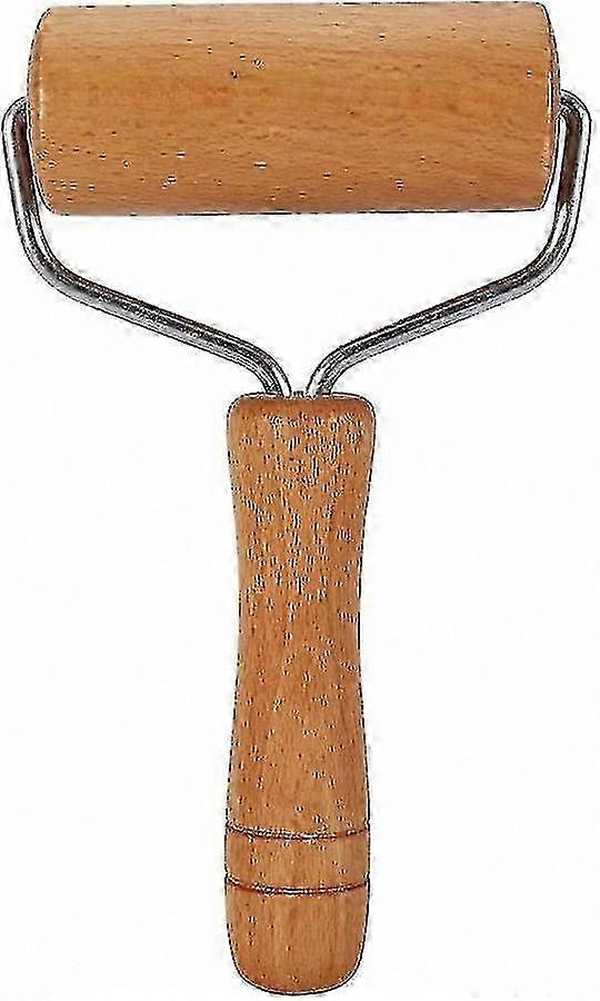 Wooden T-Shaped Rolling Pin for Pastry, Fondant, Dough, Pizza, and Cookie Crafting Tool Multi-Function Kitchen Baking Accessory