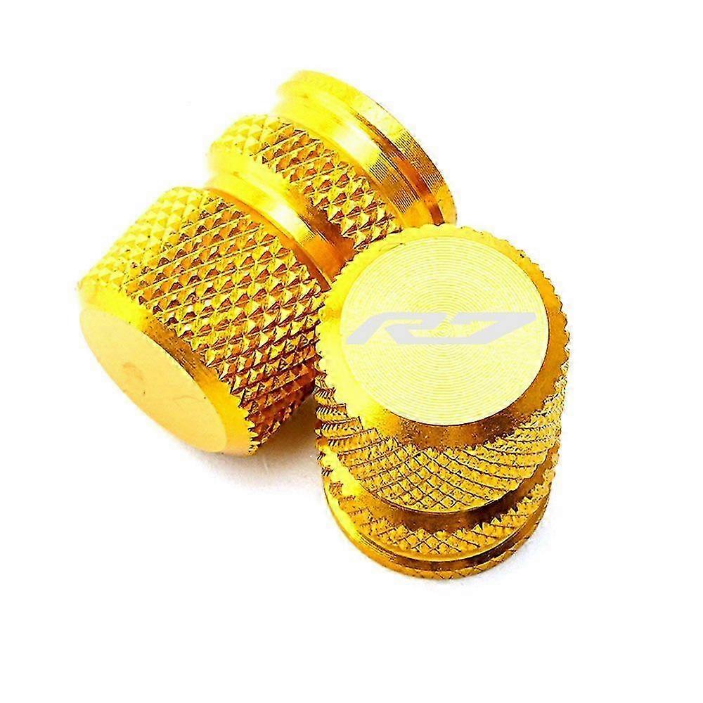 LOGO R7 Motorcycle Accessories CNC atomic number 13 Wheel Tire Valve Caps Cover For YAMAHA 2022 2021