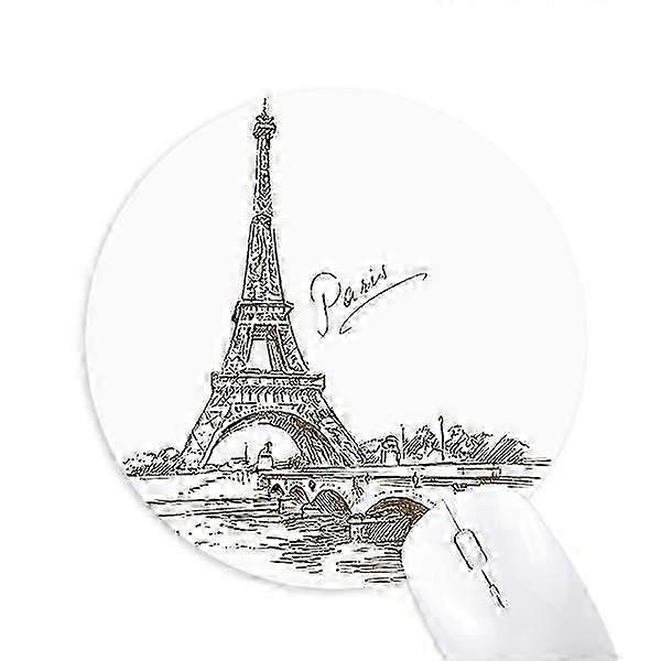 The Eiffel Tower Pattern Mouse Pad