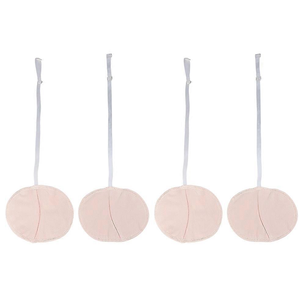 Sweat Protector Pads Underarm Sweat Pads for Daily Use Cotton Pink with Clothes Protection 2pairs