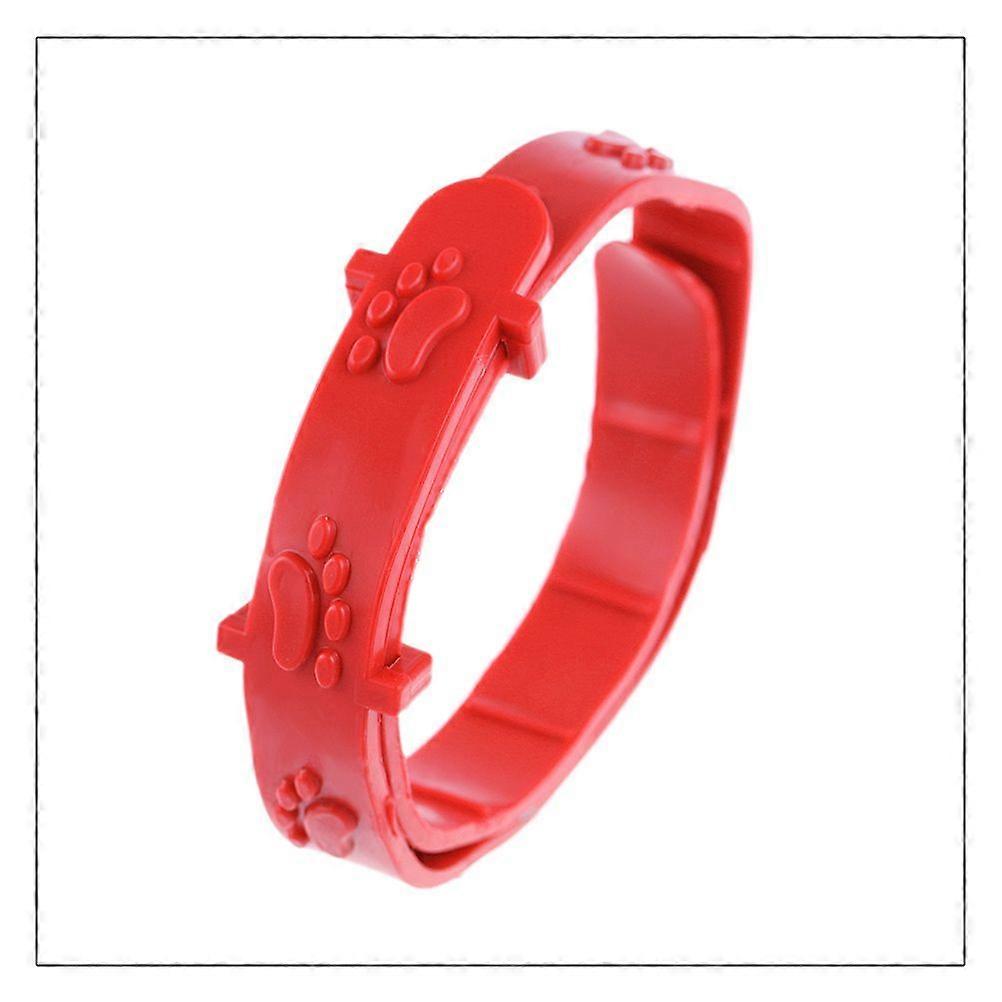Adjustable Flea and Tick Collar for Cats, Red, 1 Count