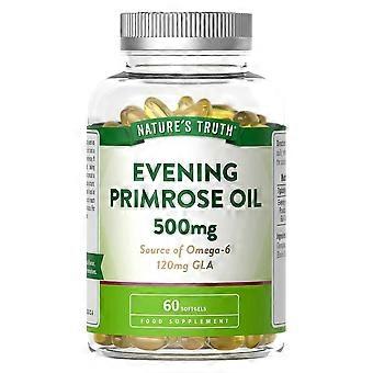 Olej z wiesiołka Nature's Truth 500 mg, 60 kapsułek miękkich – opakowanie 4 szt.