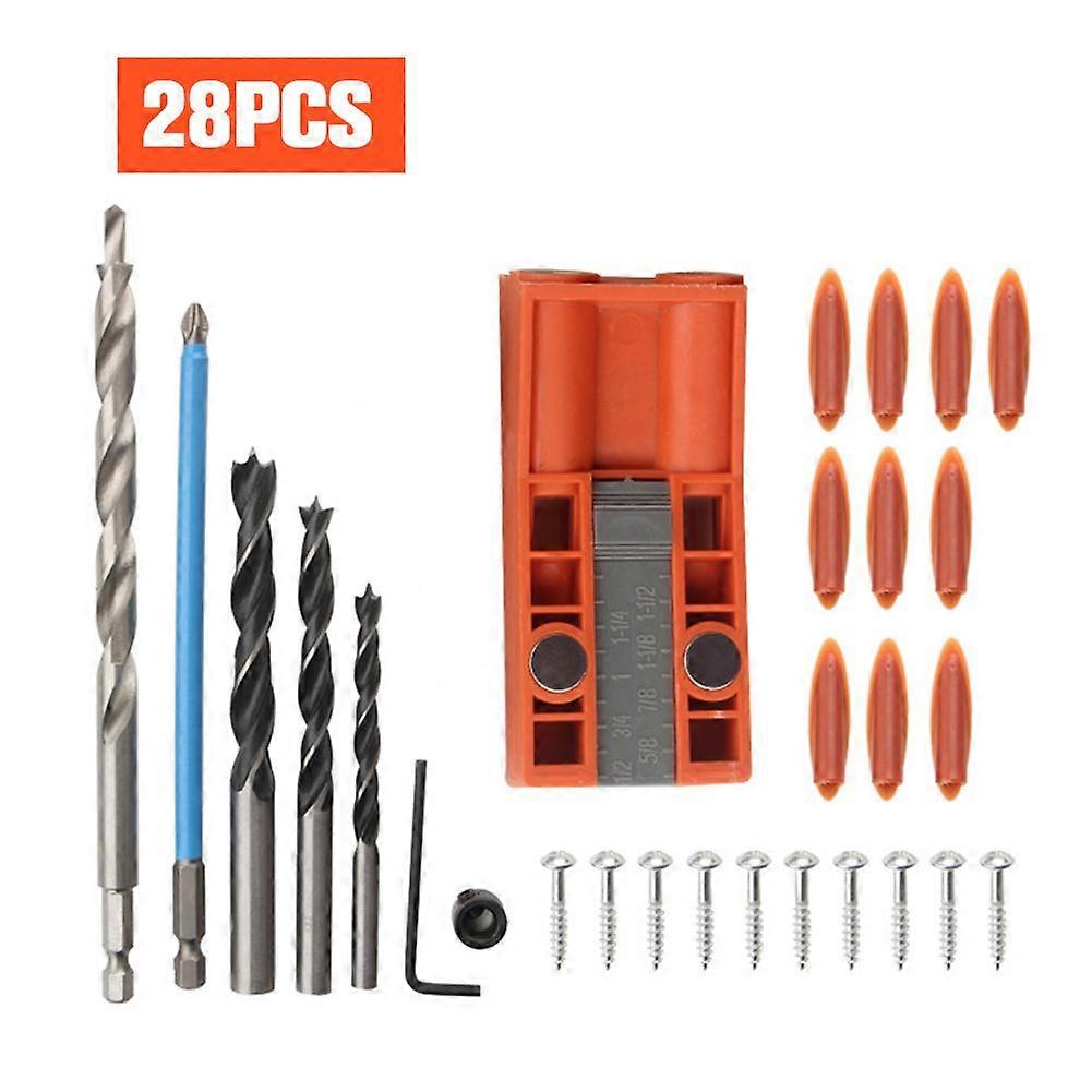 Woodworking Oblique Hole Punching Locator Pocket Hole Jig Set With Magnet