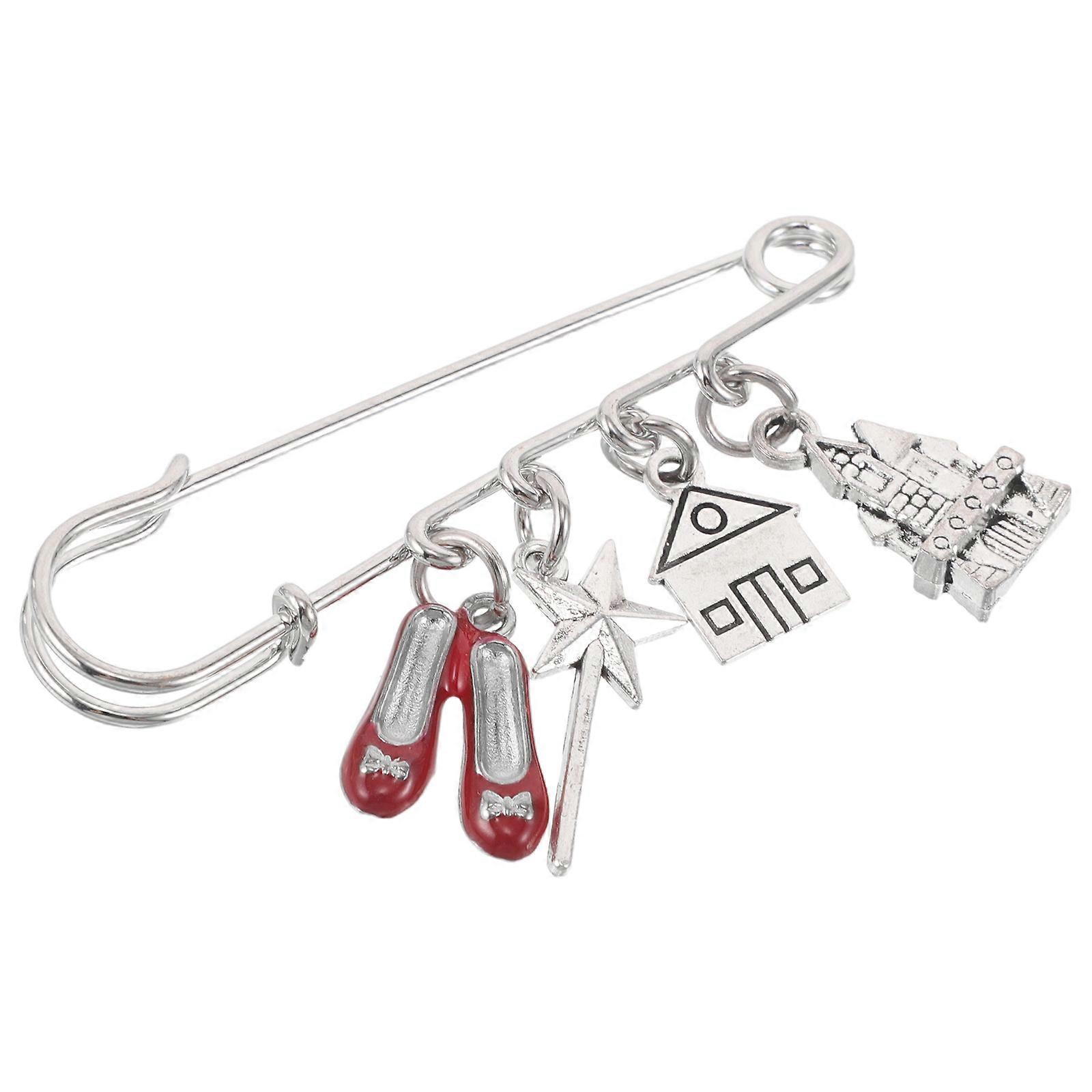 Theme Brooch Pin for Decoration Metal Party Accessory