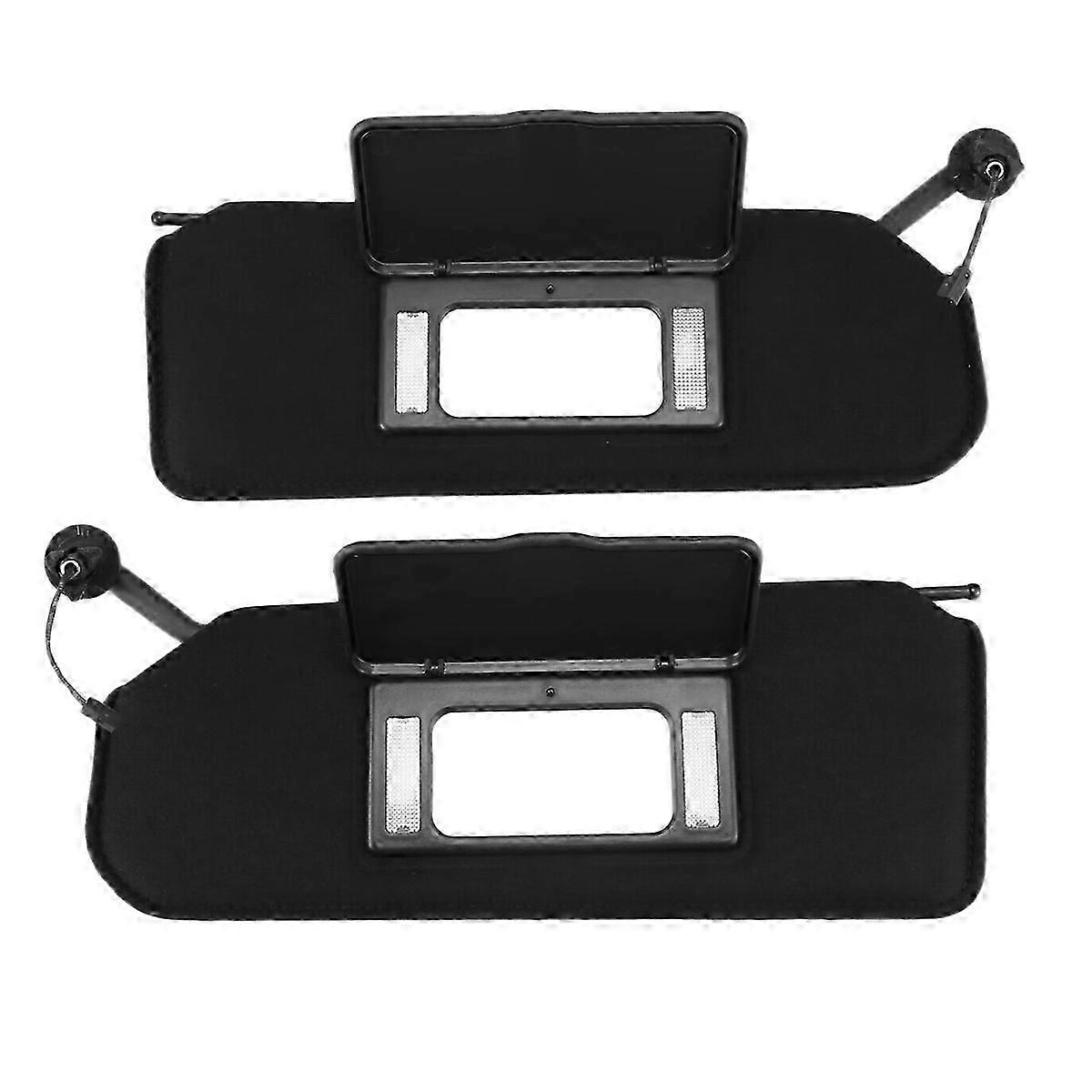 Front Sunvisor with Mirrors & LED Lights for C5