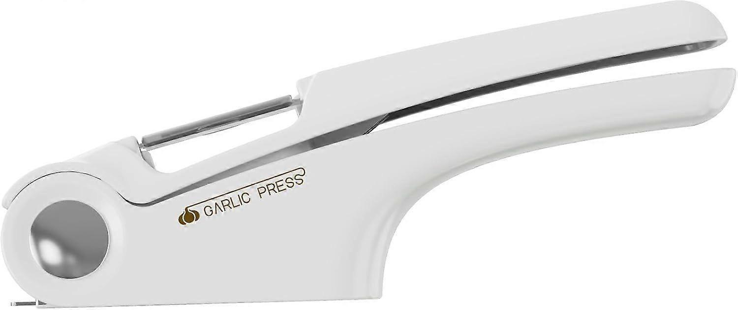 Multi-function manual garlic press kitchen 4-in-1 garlic mash tablet  White