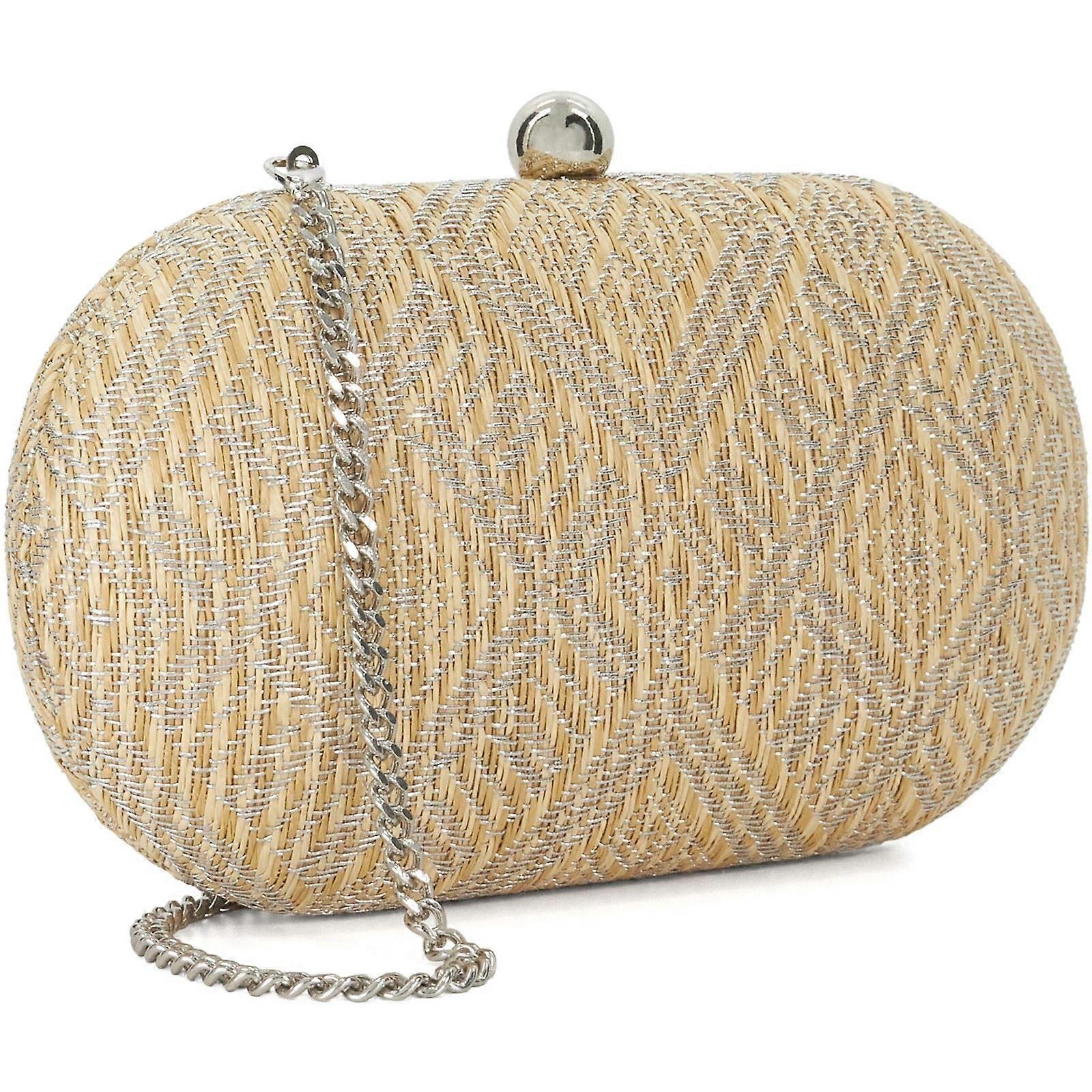 Dune Extra Women's Silver Clutch Bag