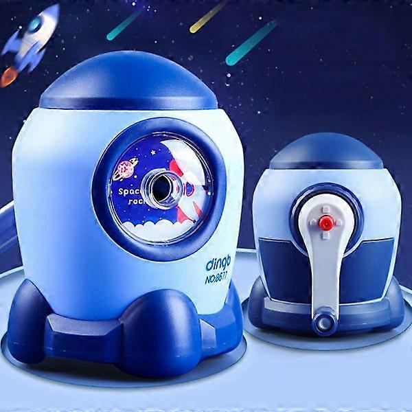 Pencil Sharpener Two Gears Adjustable BLUE ROCKET ROCKET Blue Rocket-Rocket
