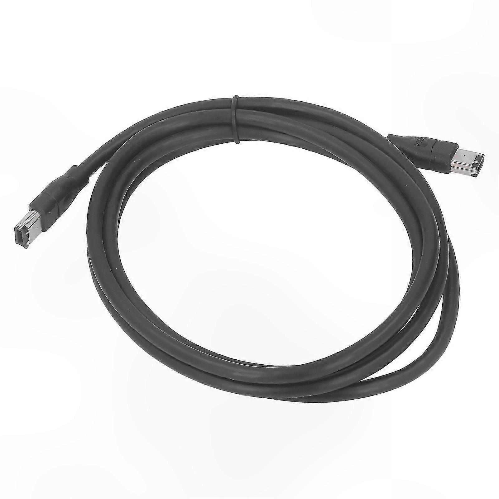 6-Pin to 6-Pin IEEE1394 High-Speed Data Transfer Cable for Camcorders, Digital Cameras, and Printers, 5.9ft Connection Cord