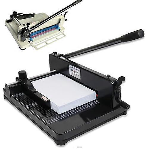 Paper Trimmer Portable Guillotine Cutter, Metal Office And Craft Trimmer, A3/A4, Black