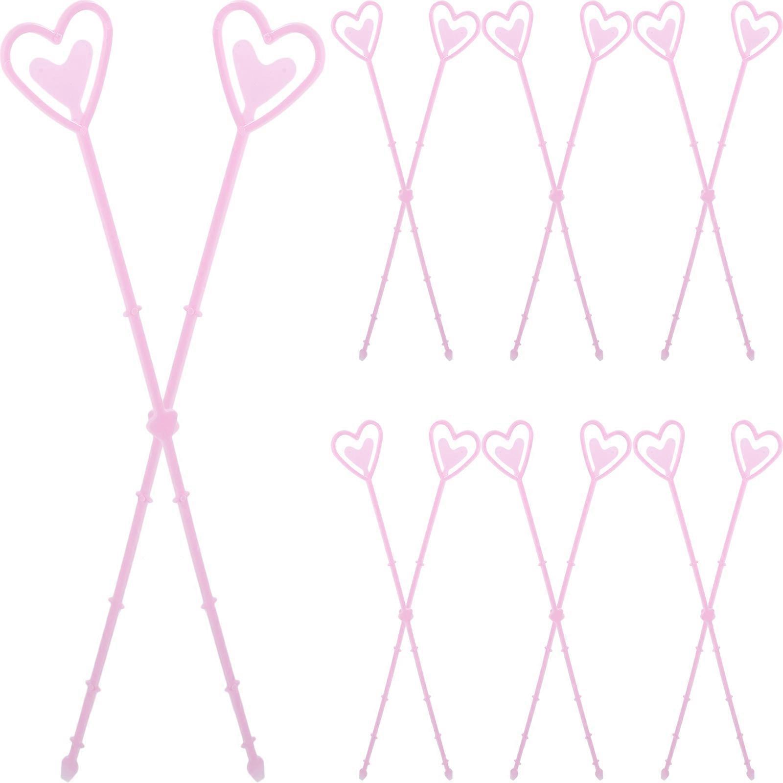 Bouquet Card Picks 80Pcs Simple Design For Event Planners Ideal For Floral Art Decorations Pink