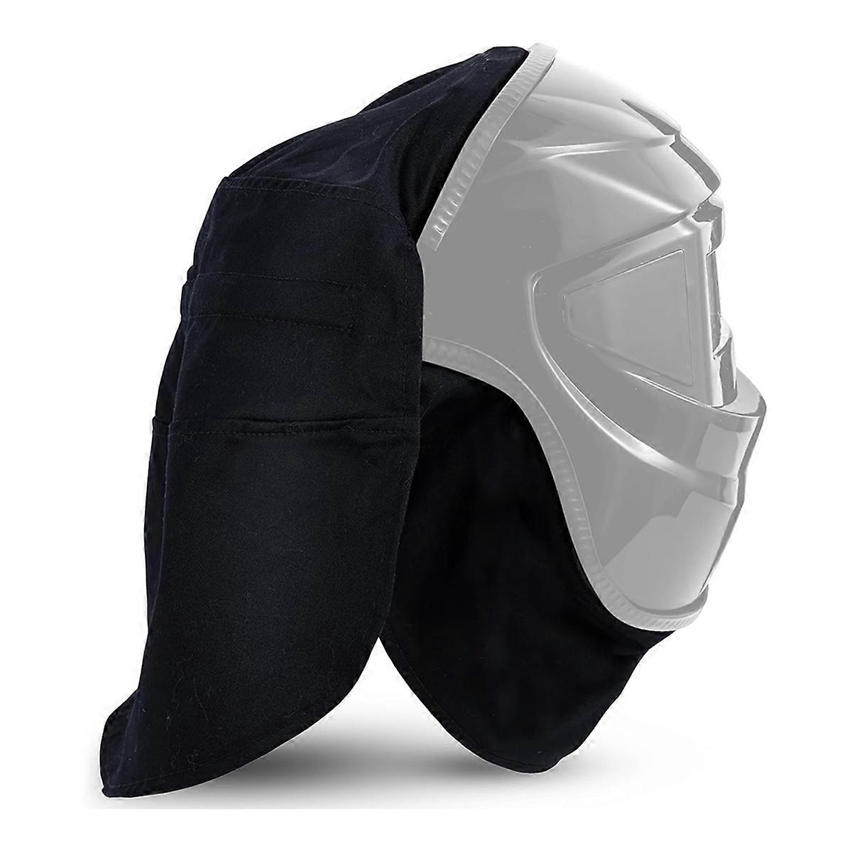 2 Pcs Welding Helmet Cover and Helmet Bib Set, Welding Accessories with Fit Seal for Welding Neck Protection