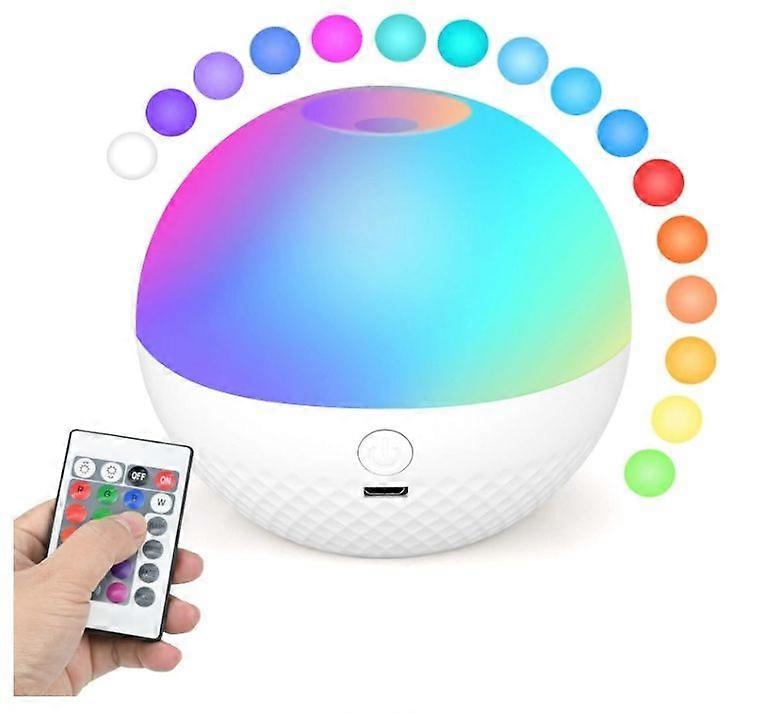 Night Light for Kids, Touch Night Light LED Light for Bedroom with Remote Control 16 Colors Changing Brightness Adjustable USB Rechargeable(White)