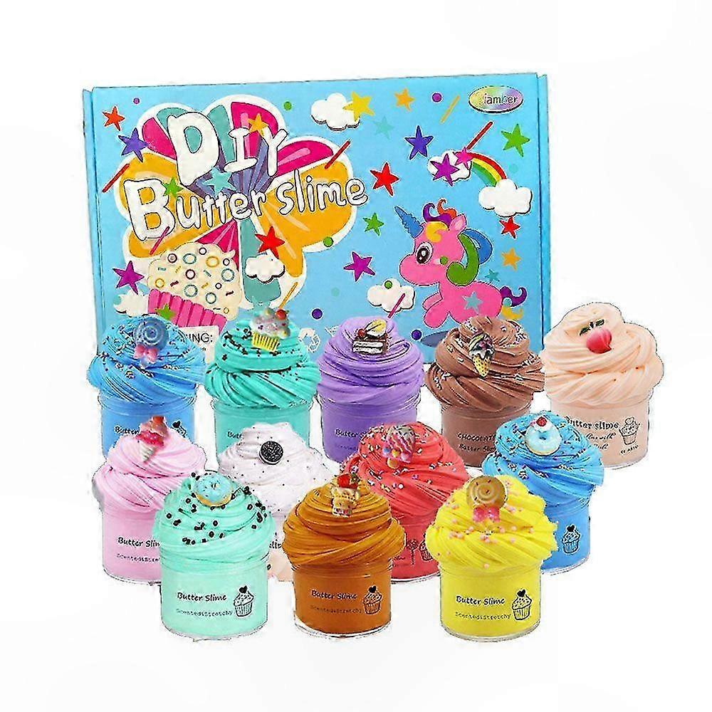 12-Color Marshmallow Dough Set for Kids Creative Play