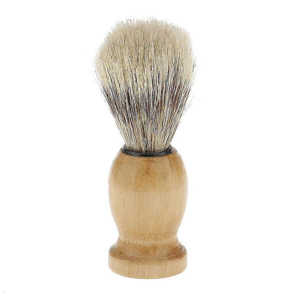 Shaving Brush Professional Barber Salon Tool With Wooden Handle For Shaving