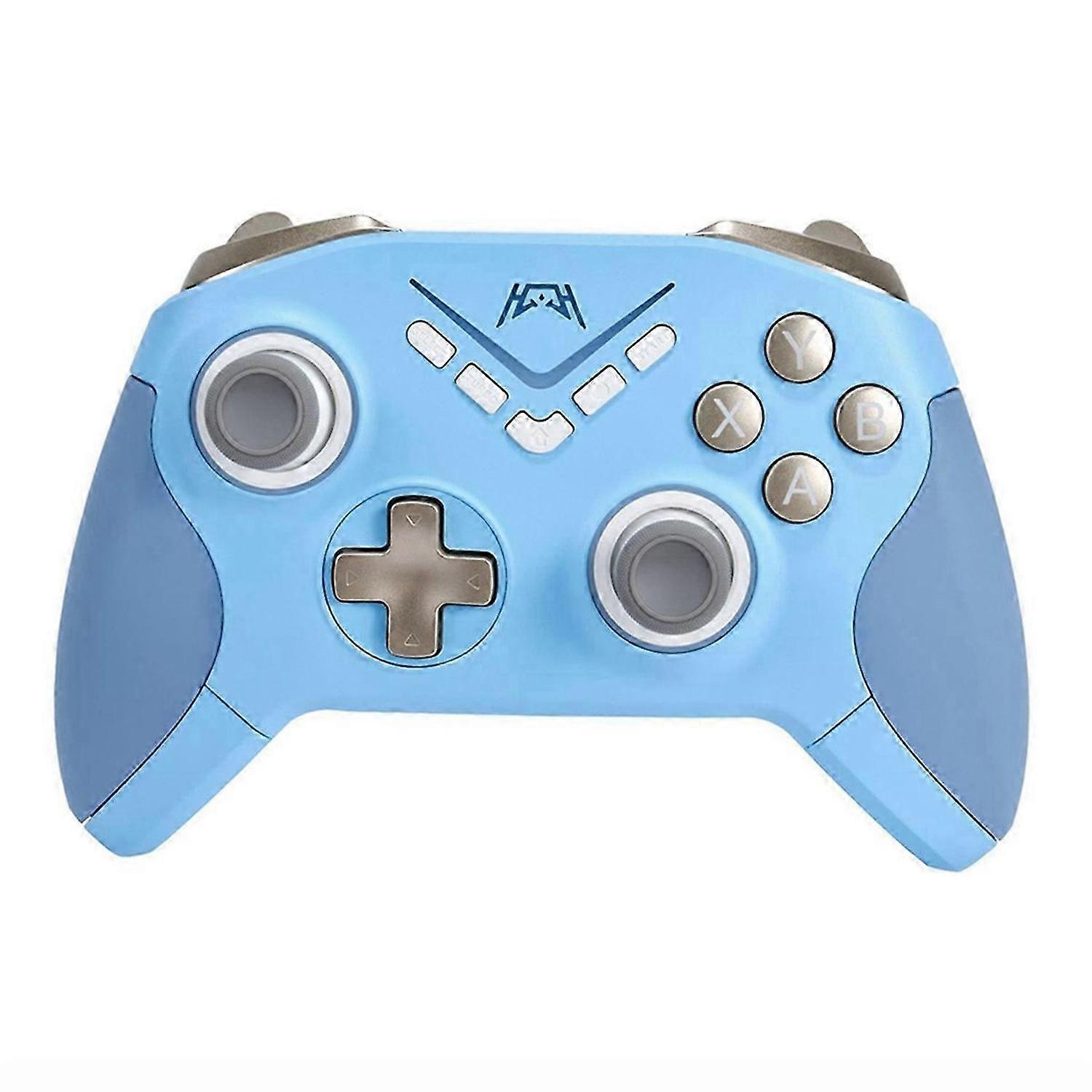 Gamepad Wireless Gaming Controller with Colorful RGB Light, E