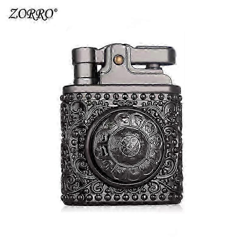 Kerosene Lighter Creative Press To Run The Old Nine Doors Kerosene Lighter To Give Boyfriend Gifts Tide