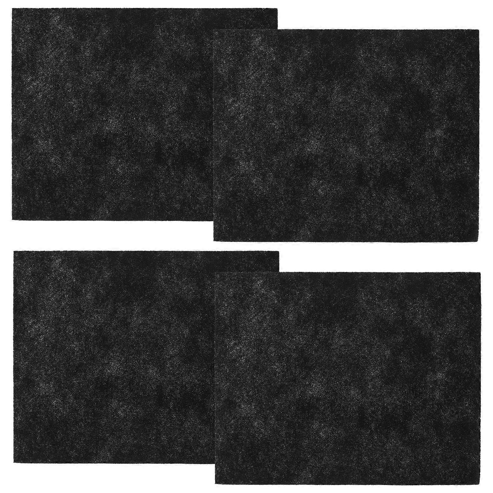 4 ark luftkonditioneringsfilter aktivt kolfiberfilter luftventilationsfilter