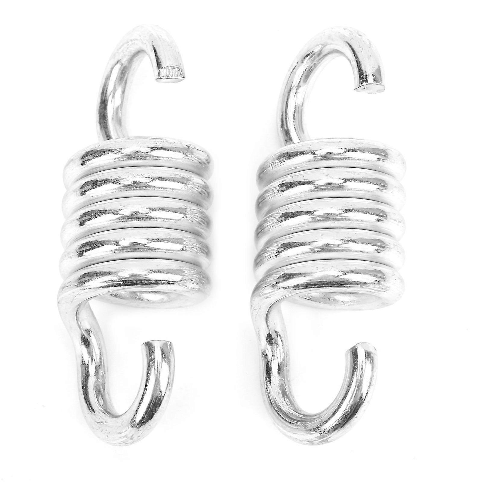 2Pcs 8mm Hanging Porch Swing Spring Heavy Duty Hammock Chair Swing Dual Swivel Hooks