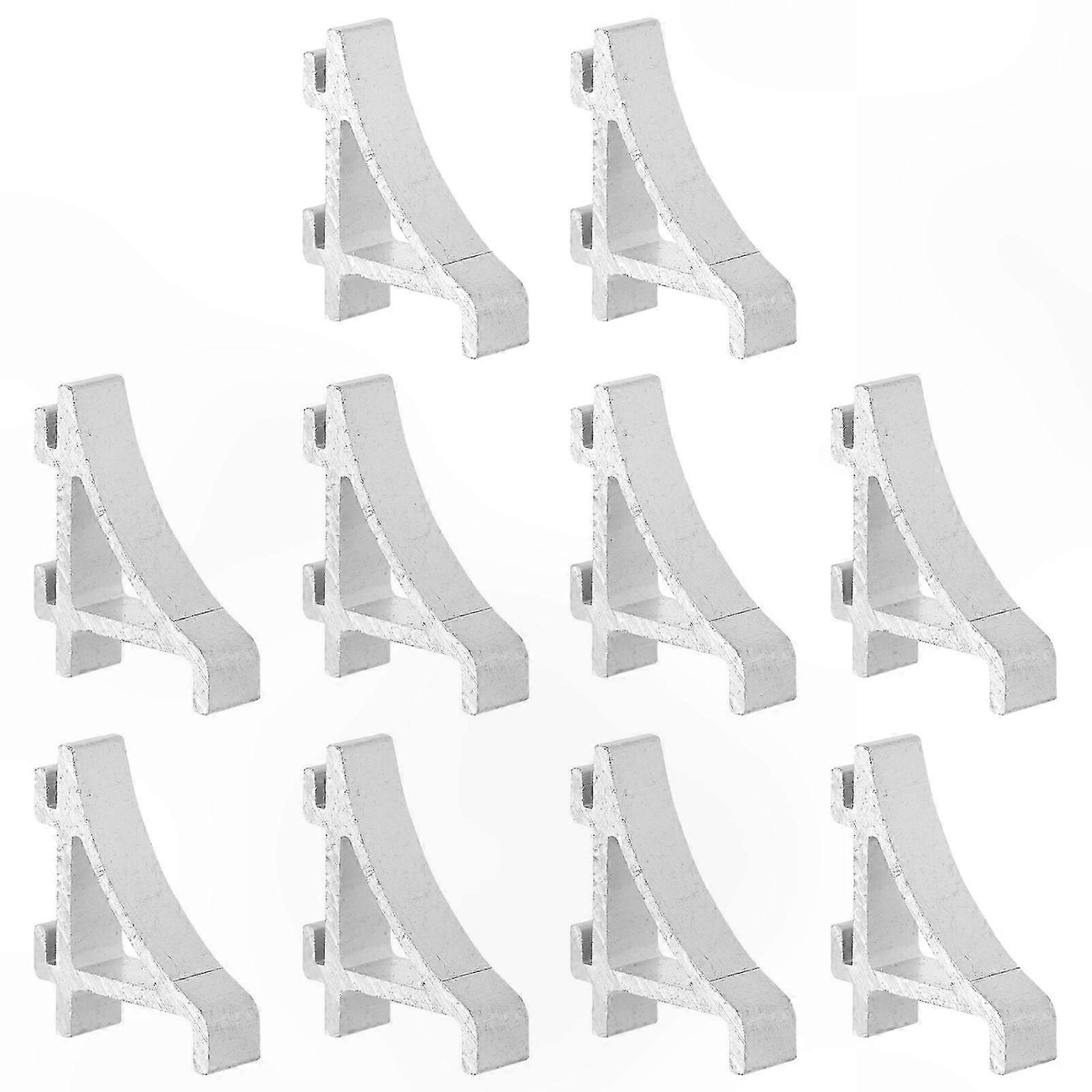 10 Pack Refrigerator Shelf Clips Cooler Support Hooks Freezer Brace Organizer