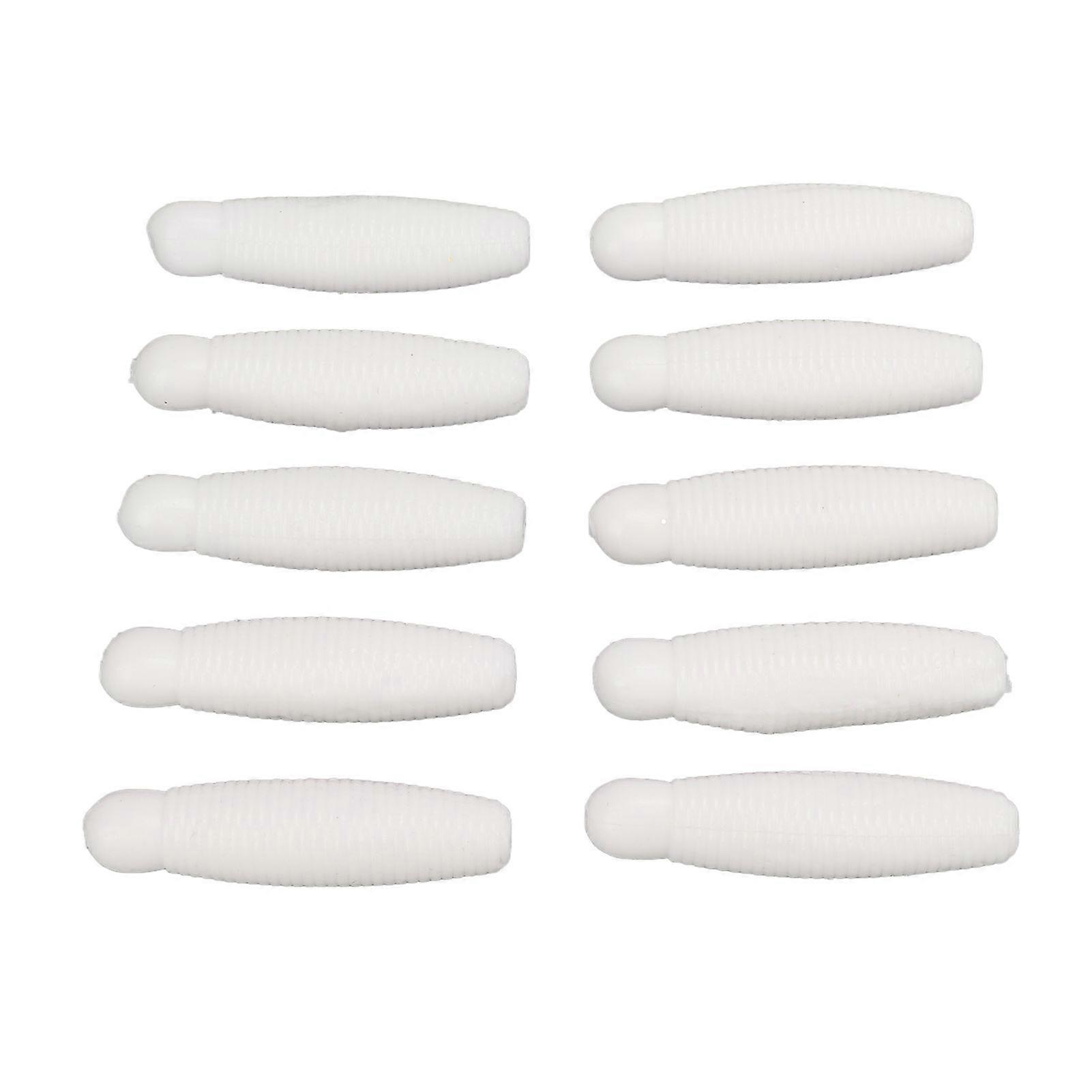 10Pcs Fishing Soft Bait Artificial Bee Pupa Potato Lure Long Cast Add Salt Lures 6cm 8g