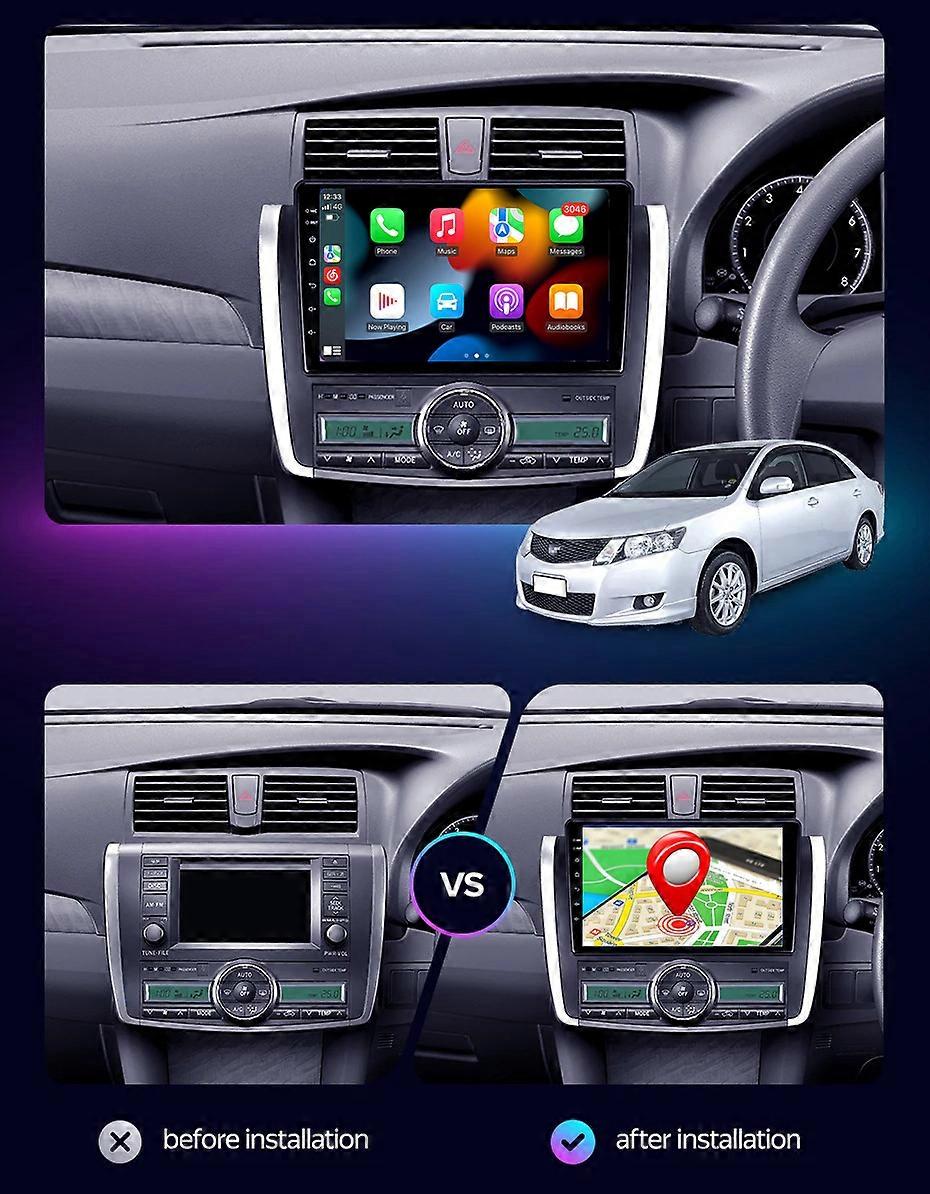 Car Multimedia Player For Toyota Allion T260 2007 - 2020 CarPlay Android Auto Stereo Radio GPS Navigation Autoradio Bluetooth 2Din Video Touch