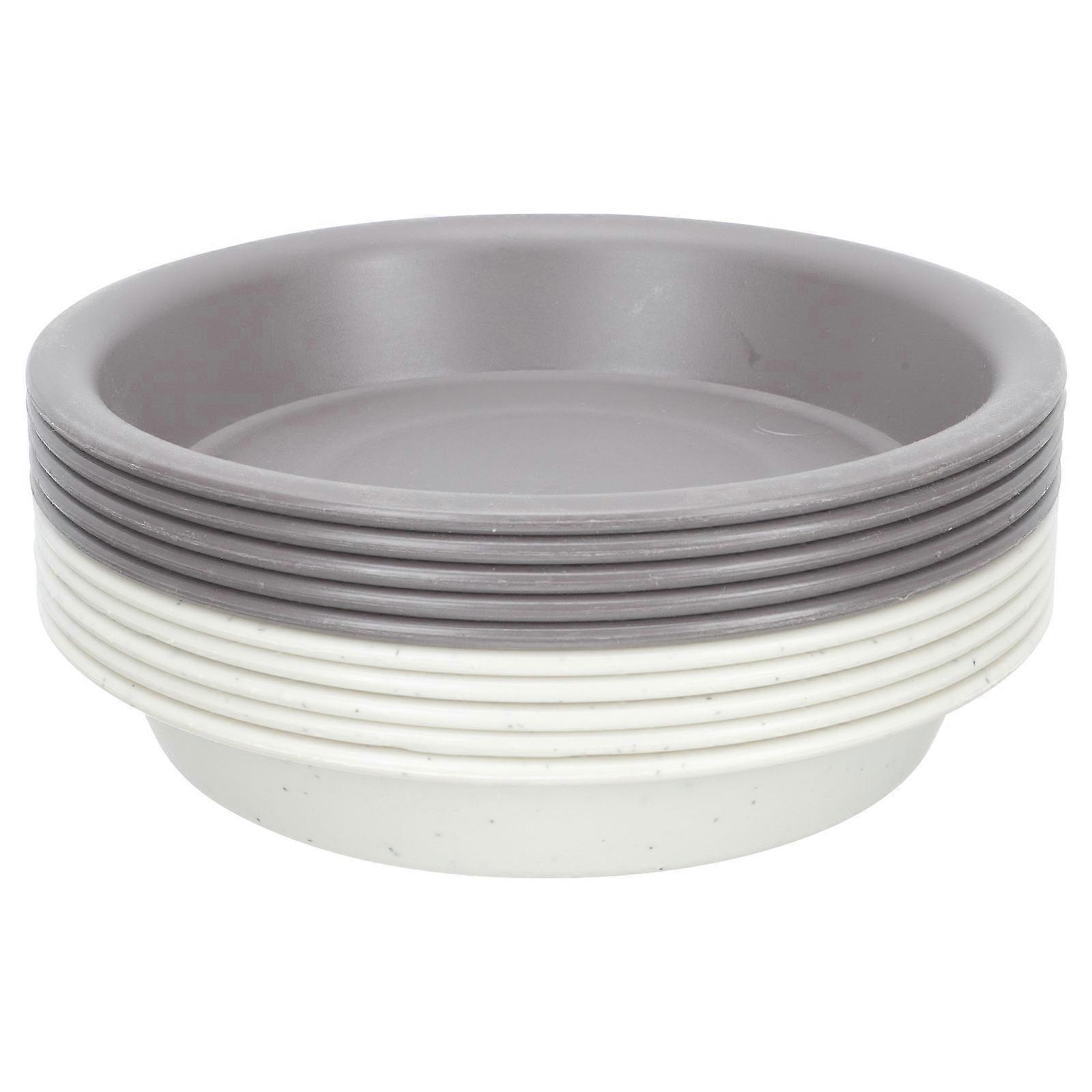 Flowerpot Trays Round Shape for Water Holding with 10Pcs Assorted