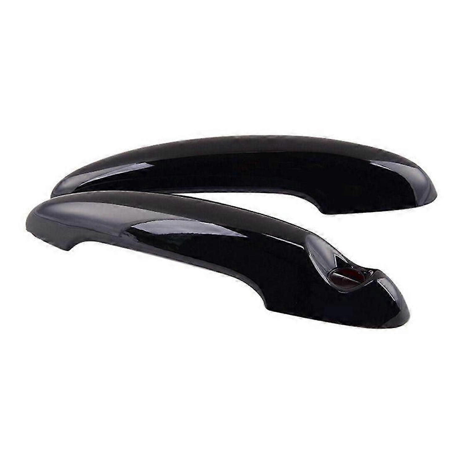 2Pcs Gloss Black Door Outer Handle Car Door Handle